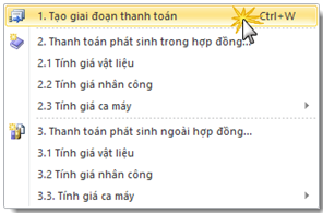 Hình 3.6 – Tạo giai đoạn thanh toán