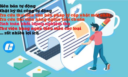 Giới thiệu phần mềm Quản lý chất lượng GXD